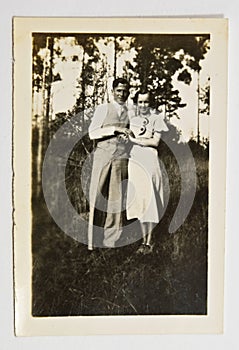 Vintage Photo of a Couple