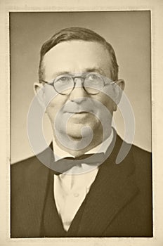 Vintage Photo of Man