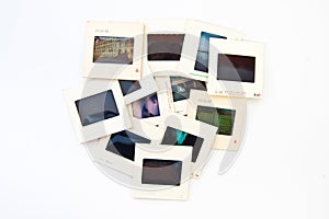 Vintage photo slides