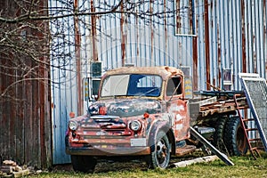 Vintage Pick Up Truck, Antique, Rusty