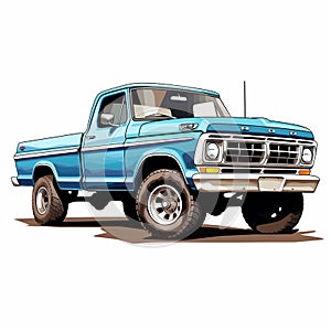 Vintage Pickup Truck TimeHonored Icon