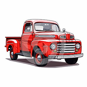 Vintage Pickup Truck TimeHonored Icon