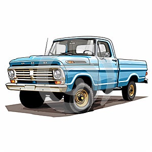 Vintage Pickup Truck TimeHonored Icon