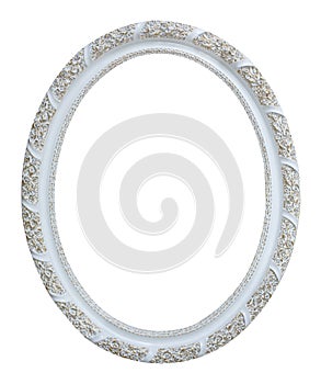 Vintage picture frame isolated