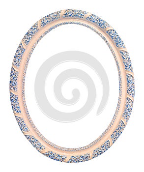 Vintage picture frame isolated