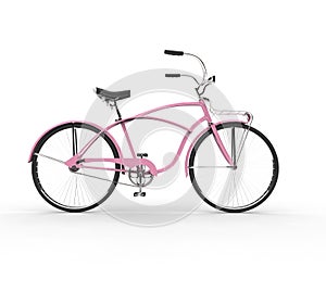 Vintage Pink Bicycle