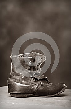 Vintage Pioneer Child Shoe photo