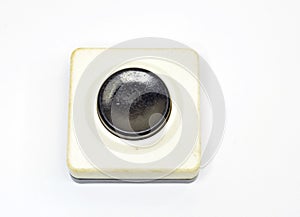 Vintage plastic black and white light switch