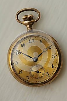 A vintage pocket watch