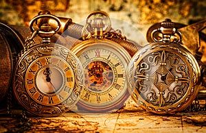 Vintage pocket watch photo