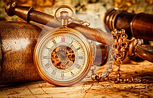 Vintage pocket watch photo