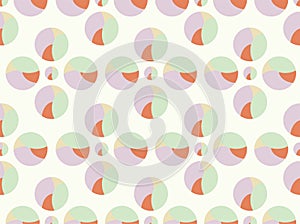 Vintage polka dot - seamless pattern