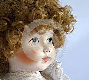 Vintage porcelain doll