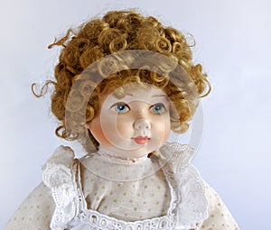 Vintage porcelain doll