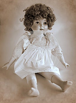 Vintage porcelain doll