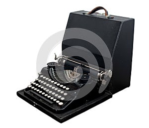 Vintage portable typewriter