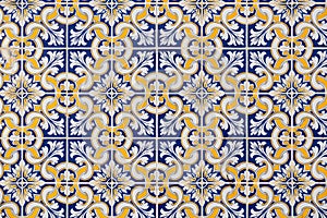 Ceramic tiles Azulejo. Portugal photo