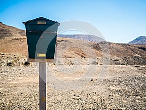 Vintage postal mailbox