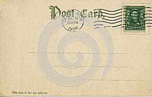 Vintage postcard 1906