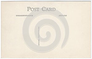 Vintage Postcard Back Artwork 1910s-1920s