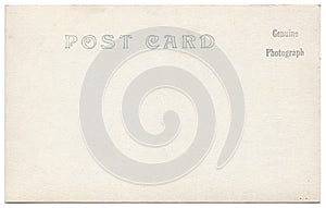 Vintage Postcard Back Artwork 1900s-1910