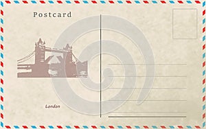 Vintage postcard. Vector design. Capitals of the world