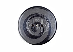 Vintage power socket