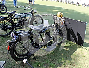 Vintage pre-world war two motorcycle