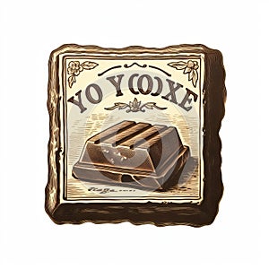 Vintage Print: Exec Oyo Chocolate In Late 19th Century Style photo