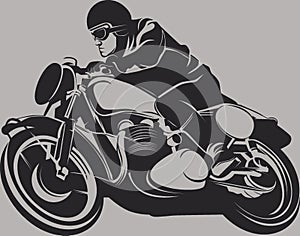 vintage race logo Vector illustration DOWNLOAD