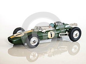 Vintage racing car toy / Lotus-Climax Formula1 toy model