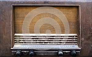 Vintage radio and furniture