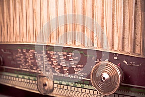 Vintage radio receiver