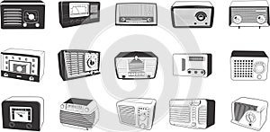 Vintage radio receivers