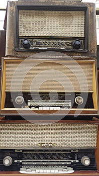 Vintage radio receivers, tuners