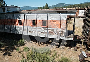 Old railroad car photo