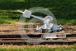 Vintage railroad switch