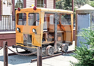 Vintage Railway Car On Display