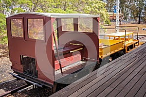 Vintage Railway Carriage On Display