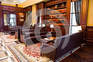 Vintage reading room