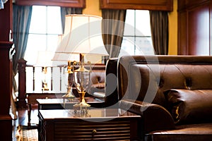 Vintage reading room