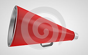 Vintage red megaphone