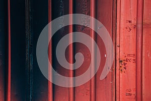 Vintage red shutter door background