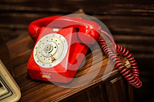 Vintage Red Telephone