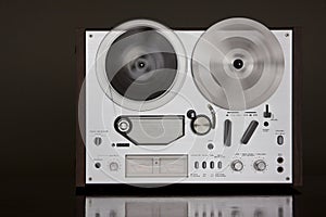 Vintage Reel-to-Reel stereo tape deck recorder