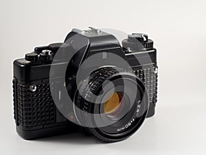Vintage reflex film camera