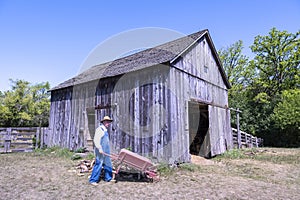 Vintage Retro Farm, Farmer, Farming