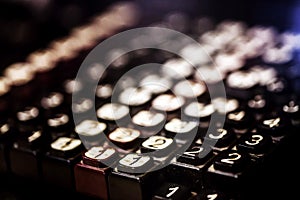 Vintage Retro Old Calculator