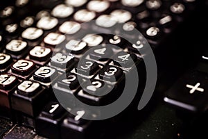 Vintage Retro Old Calculator