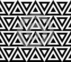 Vintage retro seamless pattern black and white